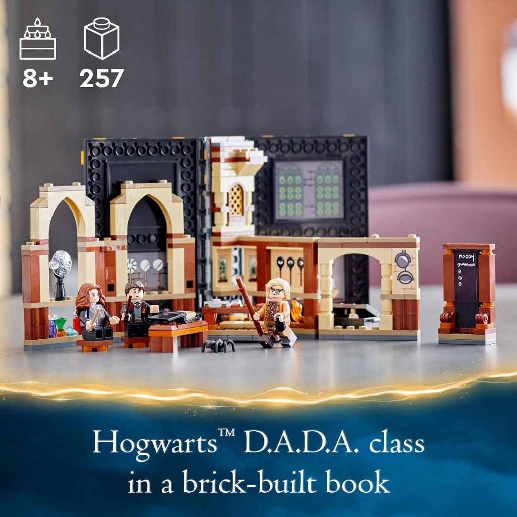 LEGO Harry Potter 76397 Lớp Học Môn Phòng Chống Nghệ Thuật Hắc Ám (257 chi tiết)