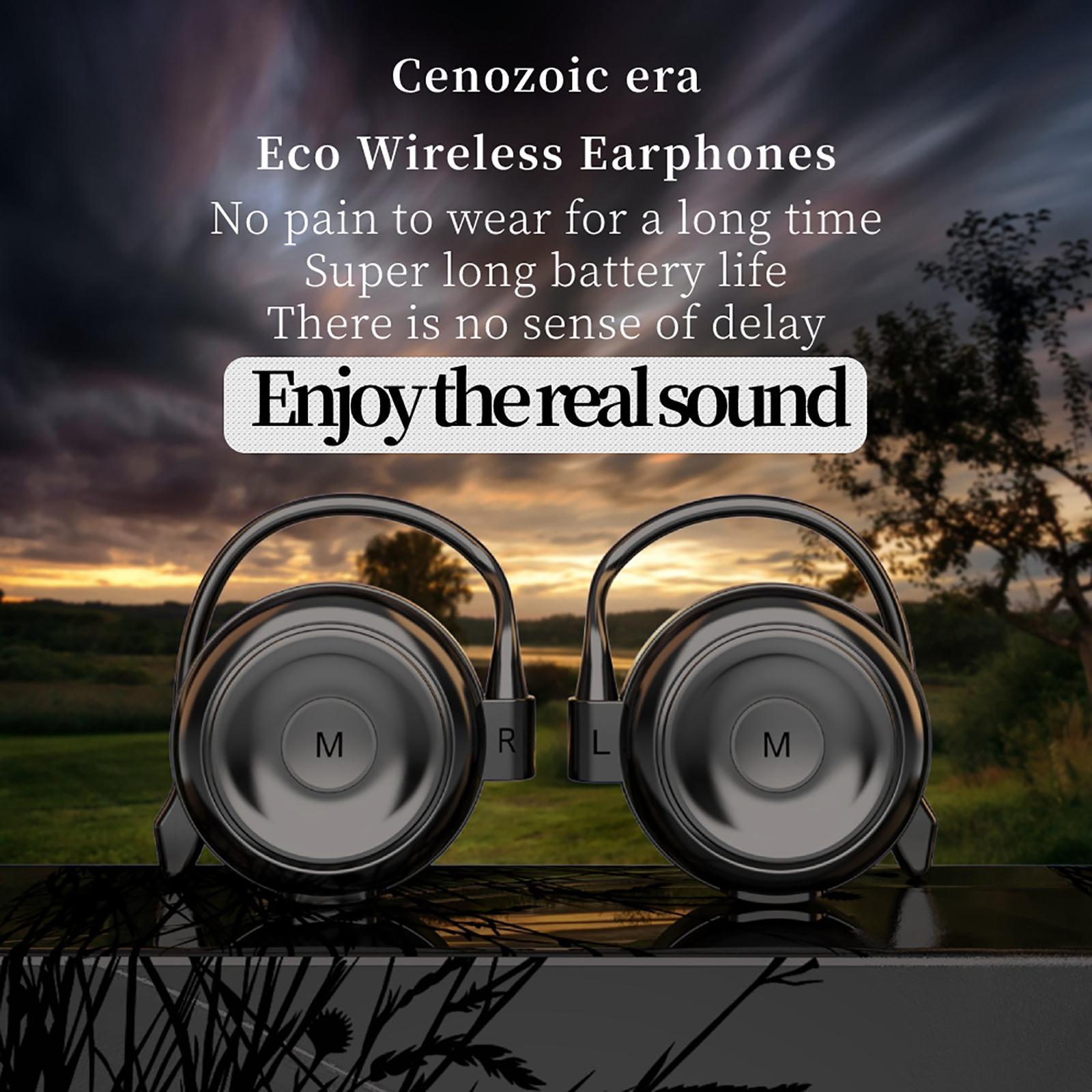 Bluetooth 5.2 Ear Clip EDR Low Latency with Mic Noise Cancelling