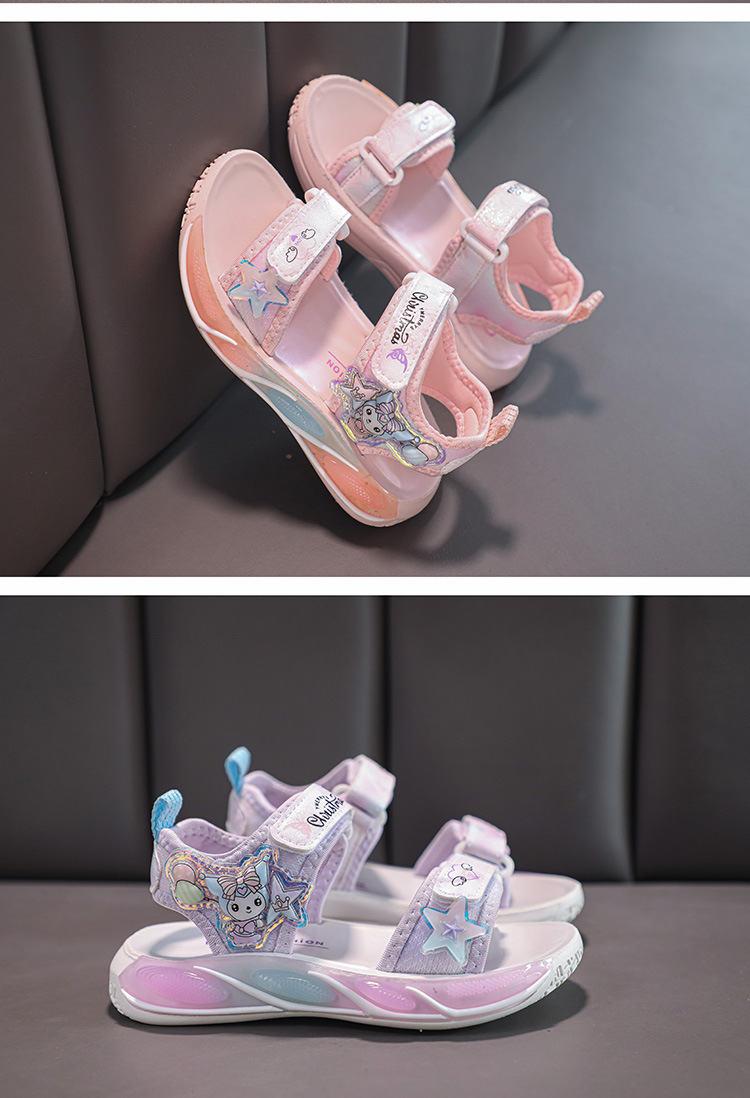 Giày Sandal quai hậu KUROMI cho bé, giày thể thao siêu nhẹ, êm nhẹ chống trơn trượt – GSD9140