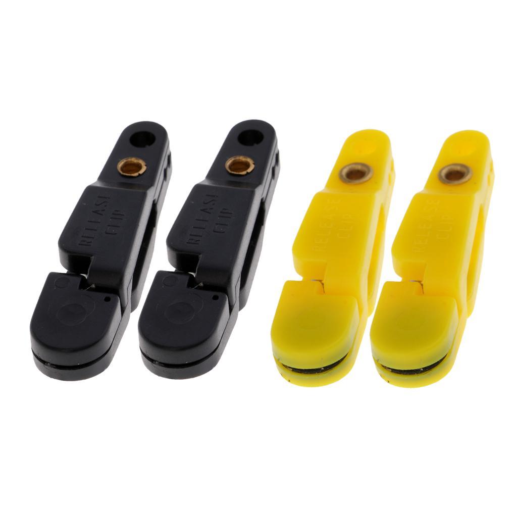 4 Pieces Heavy Tension Snap Release Clips Planer Board Kite Offshore Fishing