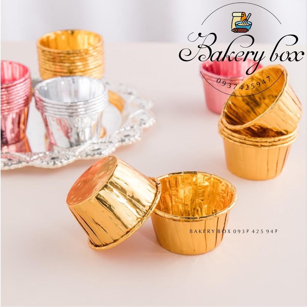 50 Ly Giấy Cupcake Tròn Muffin