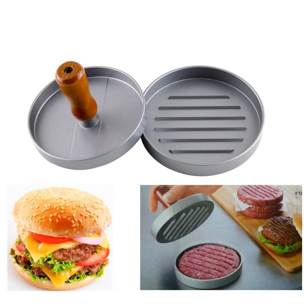 Khuôn , Dụng Cụ Ép Thịt Burger Chống DÍnh Tiện Lợi