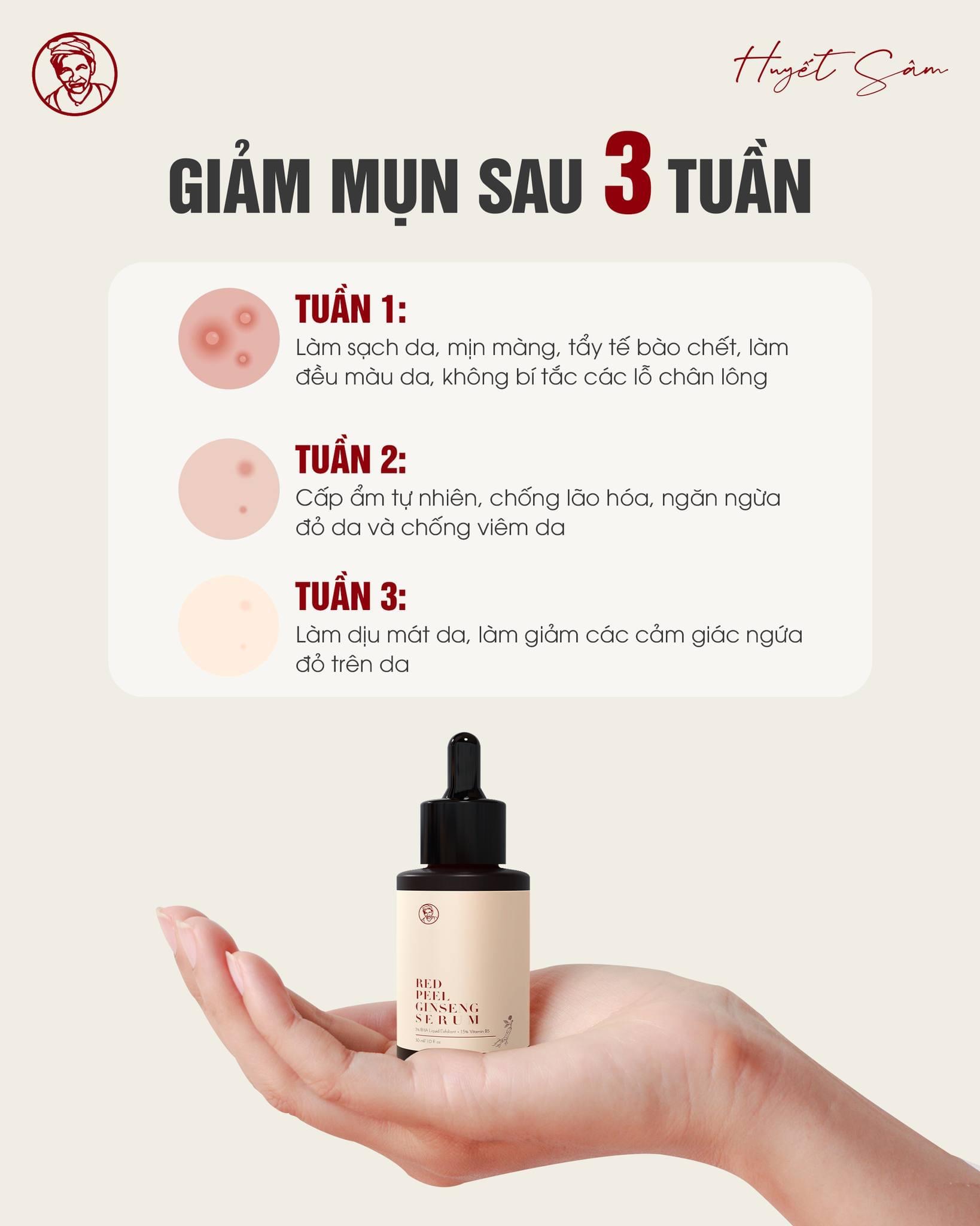 Serum Mụn Bà Lão Tái Tạo Hoả Tốc Dành Cho Da Thường