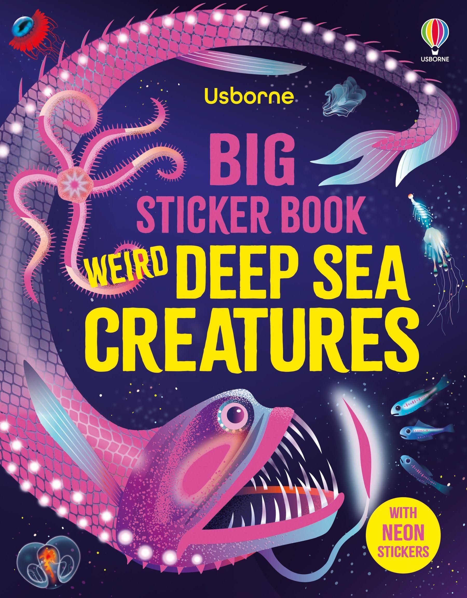 Sách ngoại văn: Big Sticker Book Weird Deep Sea Creatures
