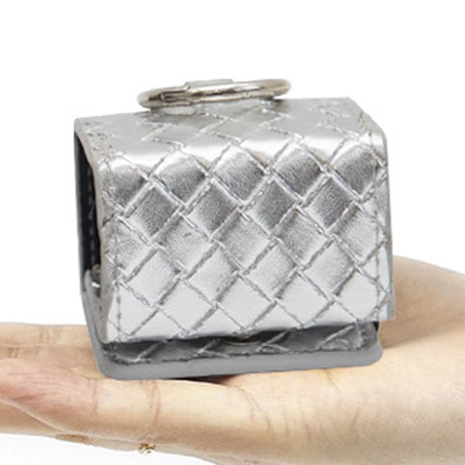 Small Golf Ball Carry Bag Waterproof Leather with O Storage Case Holder