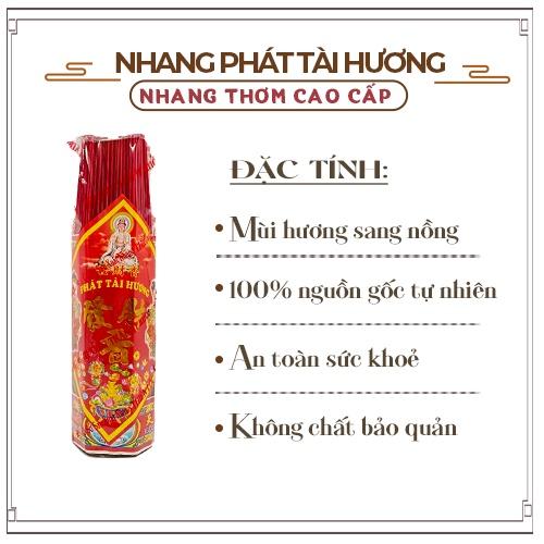 Nhang Thơm Cao Cấp Phát Tài Hương Thơm Nồng Dễ Chịu - 2 Tấc Bó Nhỏ 250 Nén