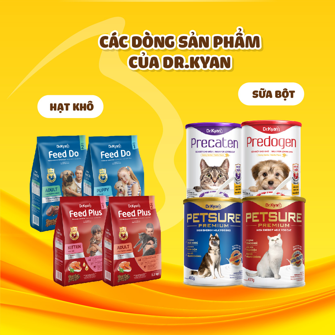 Dr.Kyan - Thức ăn hạt cho chó nhỏ Feed Do - Puppy 400g - Vị bò nướng pho mai