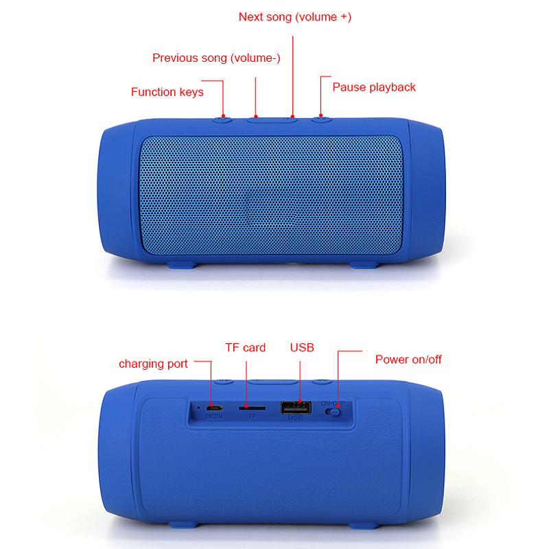 Di động loa bluetooth không dây mạnh mẽ Color: Grass Green