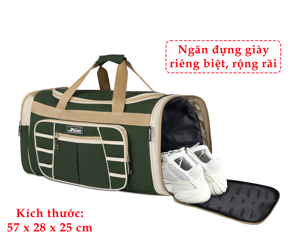 TÚI DU LỊCH XBAGS STYLISH XB 6006, TÚI DU LỊCH CÓ NGĂN ĐỰNG GIÀY RIÊNG BIỆT