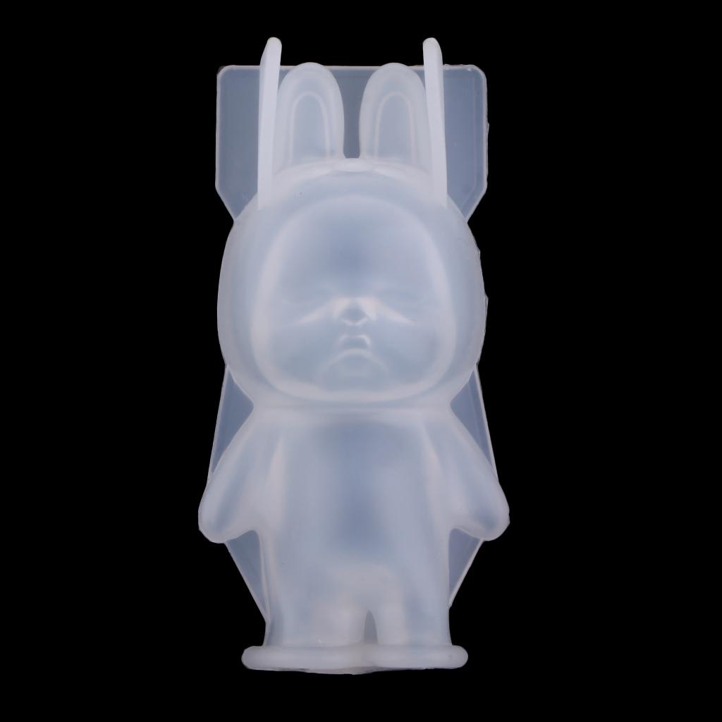 3D Standing Silicone Mold Mould for Fondant Cake Decoration, Cupcake Topper, Polymer Clay, Jewelry, Epoxy Resin DIY Crafting, Baking Tools