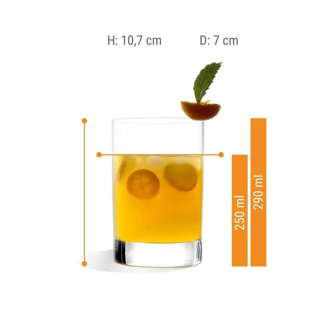 Ly Uống Nước Thủy Tinh Cao Cấp Stoelzle New York Bar Juice Glass 290ml - Thời Trang Và Sành Điệu Dành Cho Quầy Bar Tại Nhà