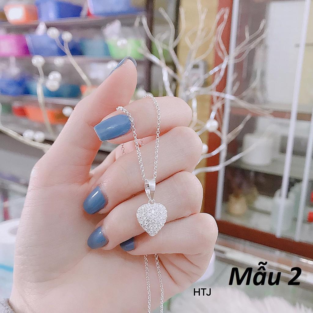Dây chuyền nữ bạc Ý mặt nhỏ xinh MS12d