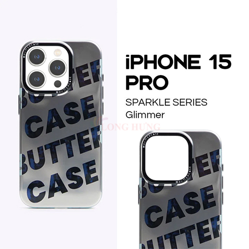 Ốp lưng chống sốc kháng khuẩn ButterCase Sparkle Case Glimmer dành cho iPhone 15 Series - Hàng chính hãng