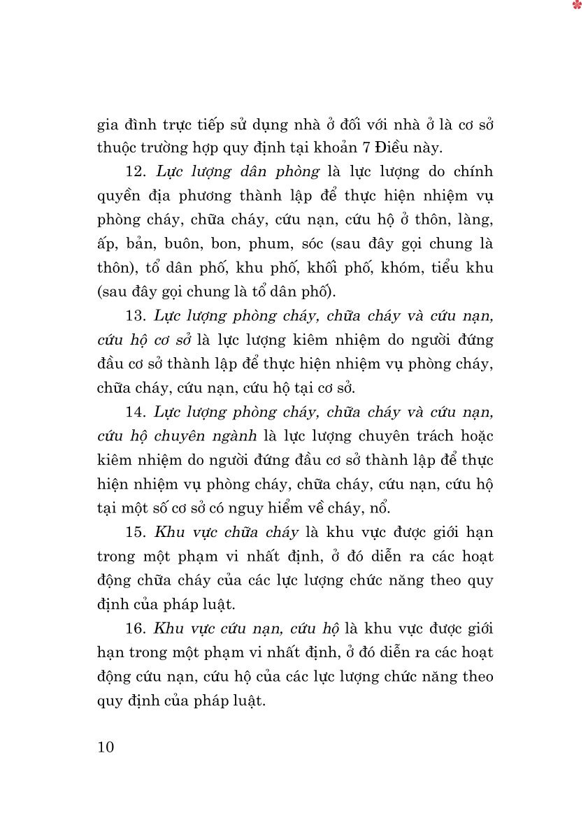 Luật phòng cháy, chữa cháy và cứu nạn, cứu hộ năm 2024 - bản in 2025