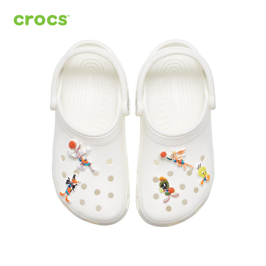 Sticker nhựa jibbitz unisex Crocs Space Jam Character