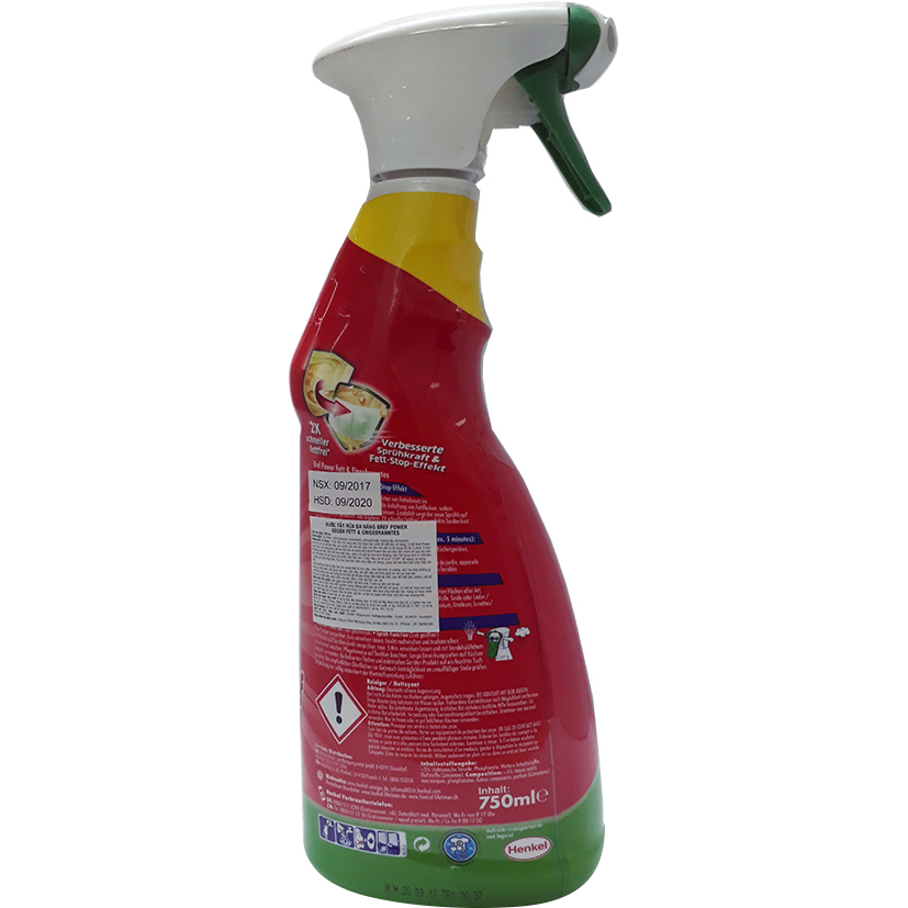 Nước tẩy rửa đa năng Bref-Fett & Eingebranntes 750ml