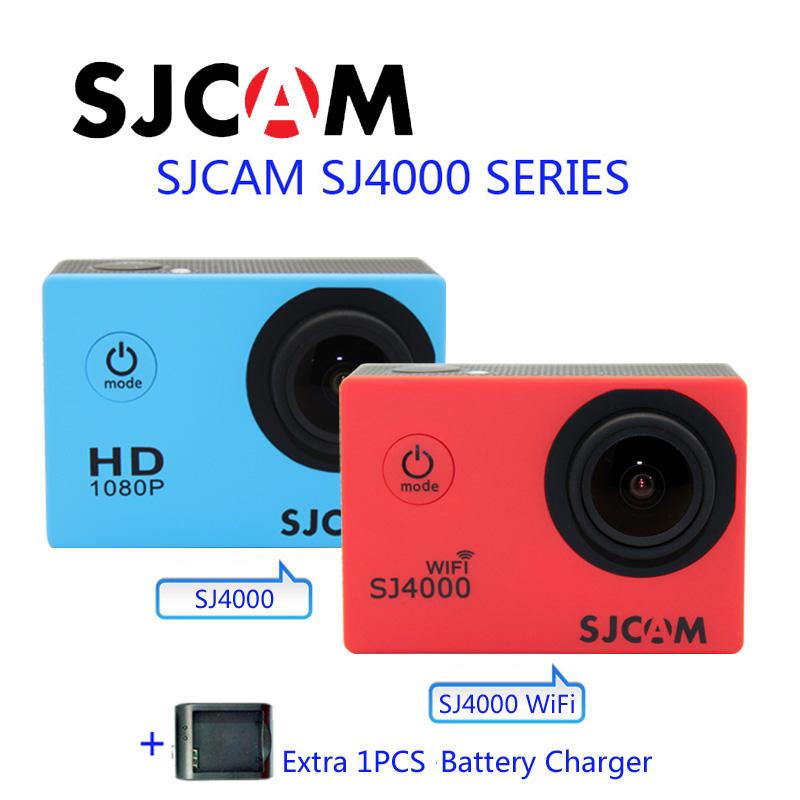 SJCAM SJ4000 SJ4000 SJ4000 \ SJ4000 WiFi 1080p HD Camera hành động thể thao thêm 1PCS Bộ sạc pin miễn phí!
