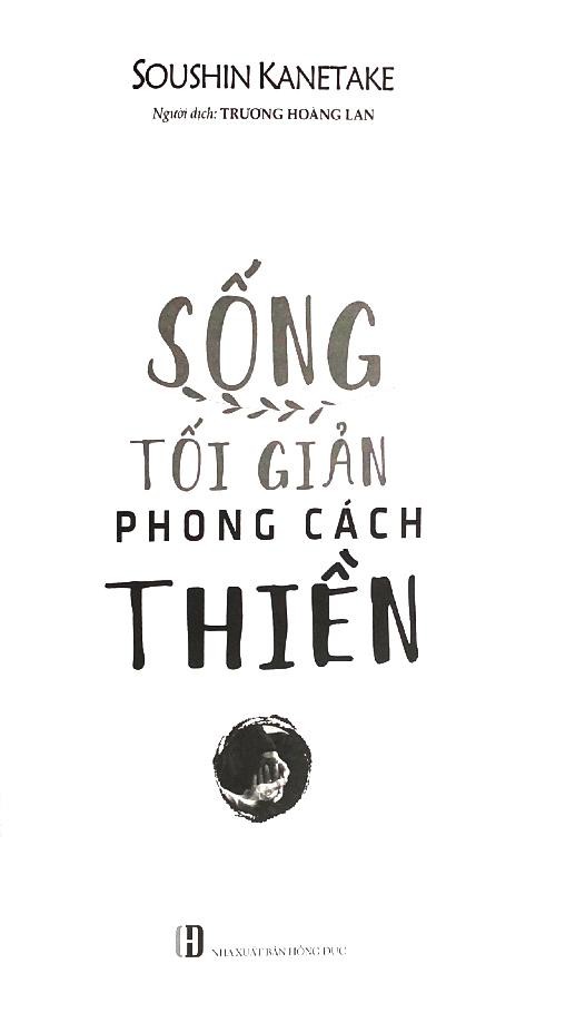 Sống Tối Giản Phong Cách Thiền