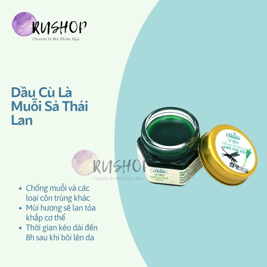 Dầu cù là muỗi sả Thái Lan