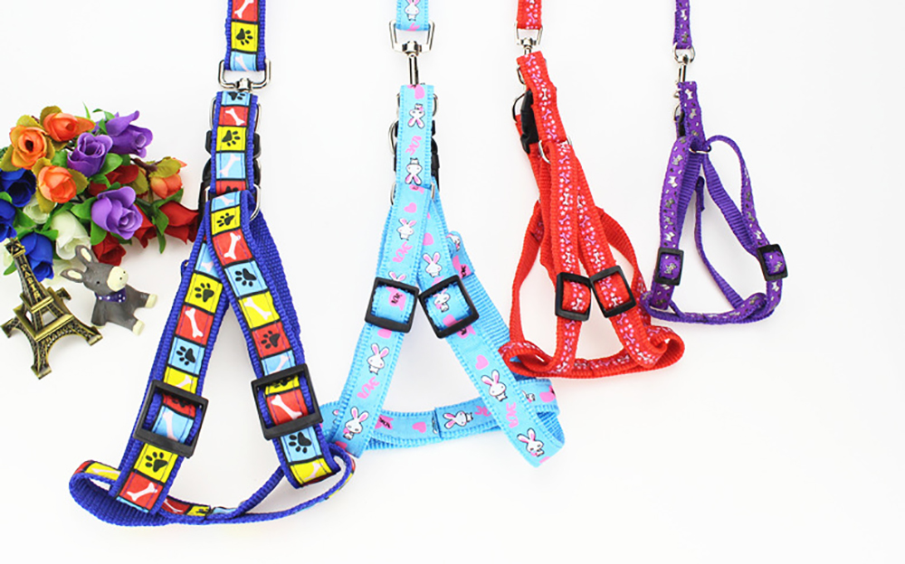 Dây dắt yếm cho thú cưng vải may chất lượng cao Genyo Leash 014