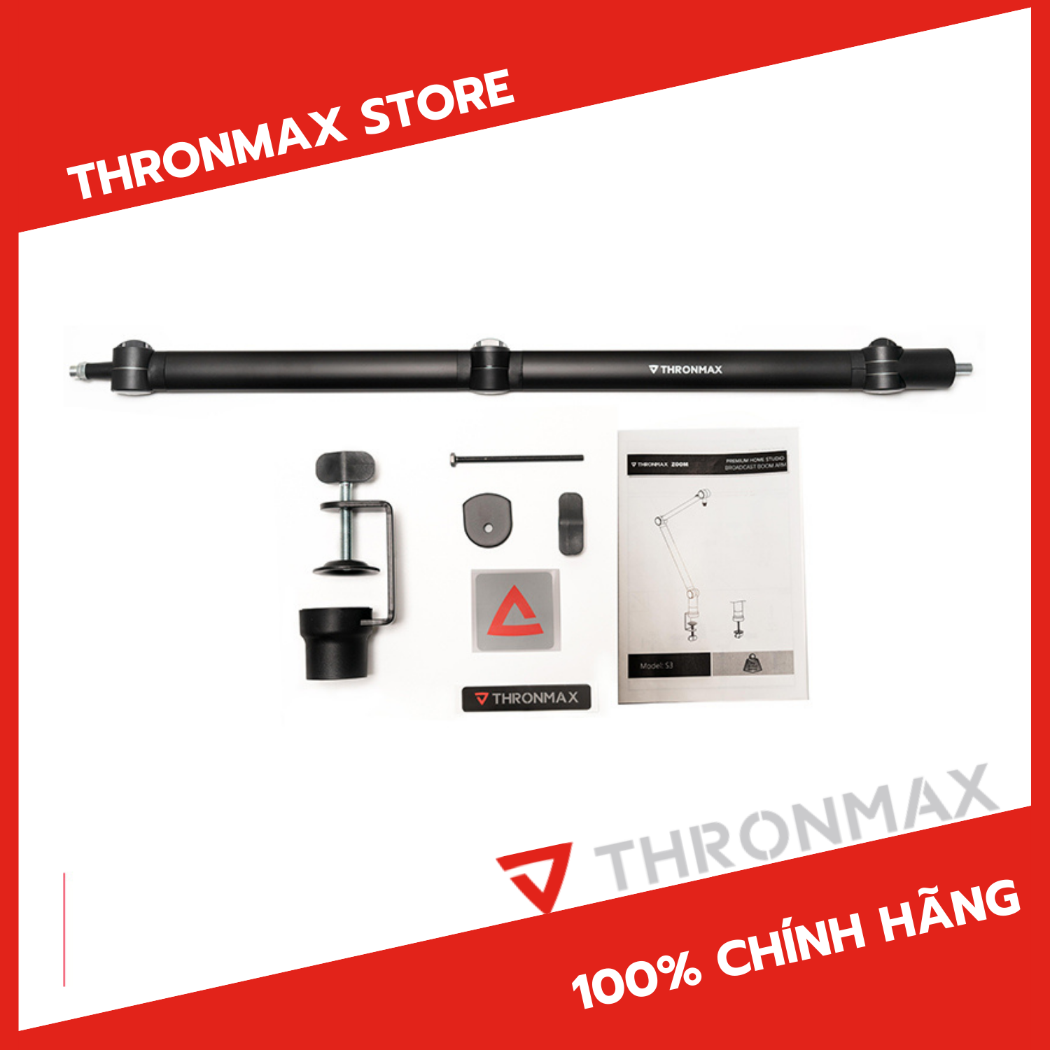 Giá treo micro Thronmax Zoom Stand S3 - Hàng chính hãng