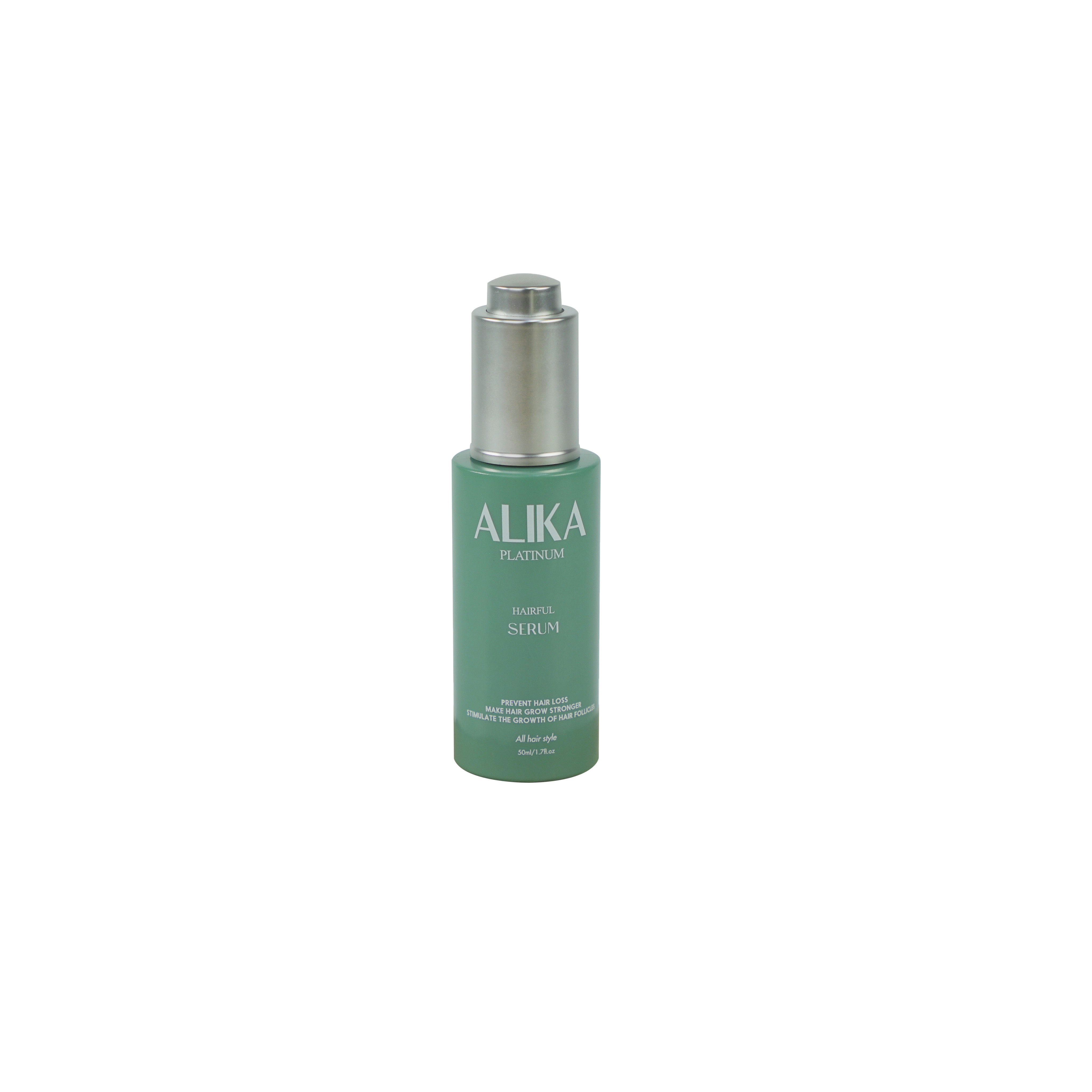 Tinh chất Alika Platinum Hairful Serum 50ml, Tặng Mũ Trùm Tóc Ngẫu Nhiên