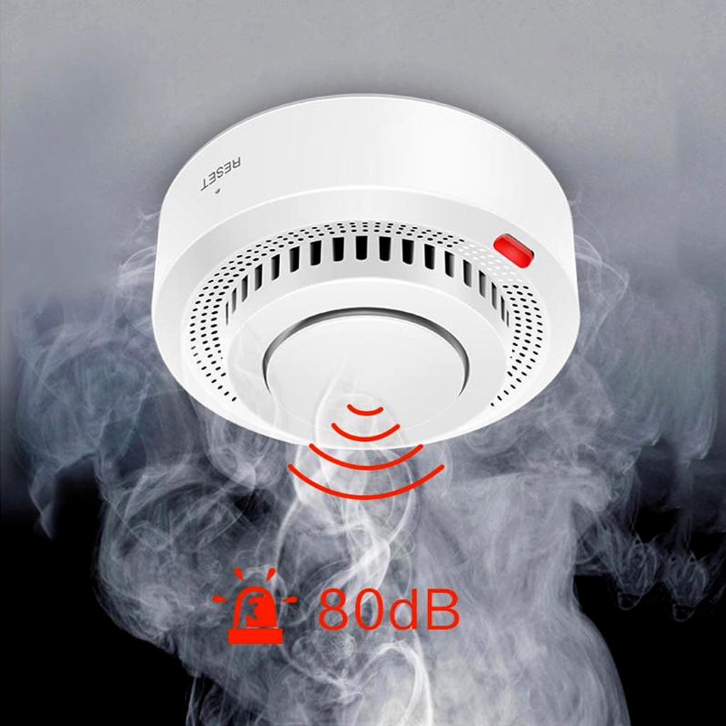Vinetteam cảm biến báo khói, báo cháy không dây wifi thông minh điều khiển qua app Zigbee Tuya điện thoại hệ thống an ninh chống cháy bảo vệ gia đình bạn - hàng chính hãng
