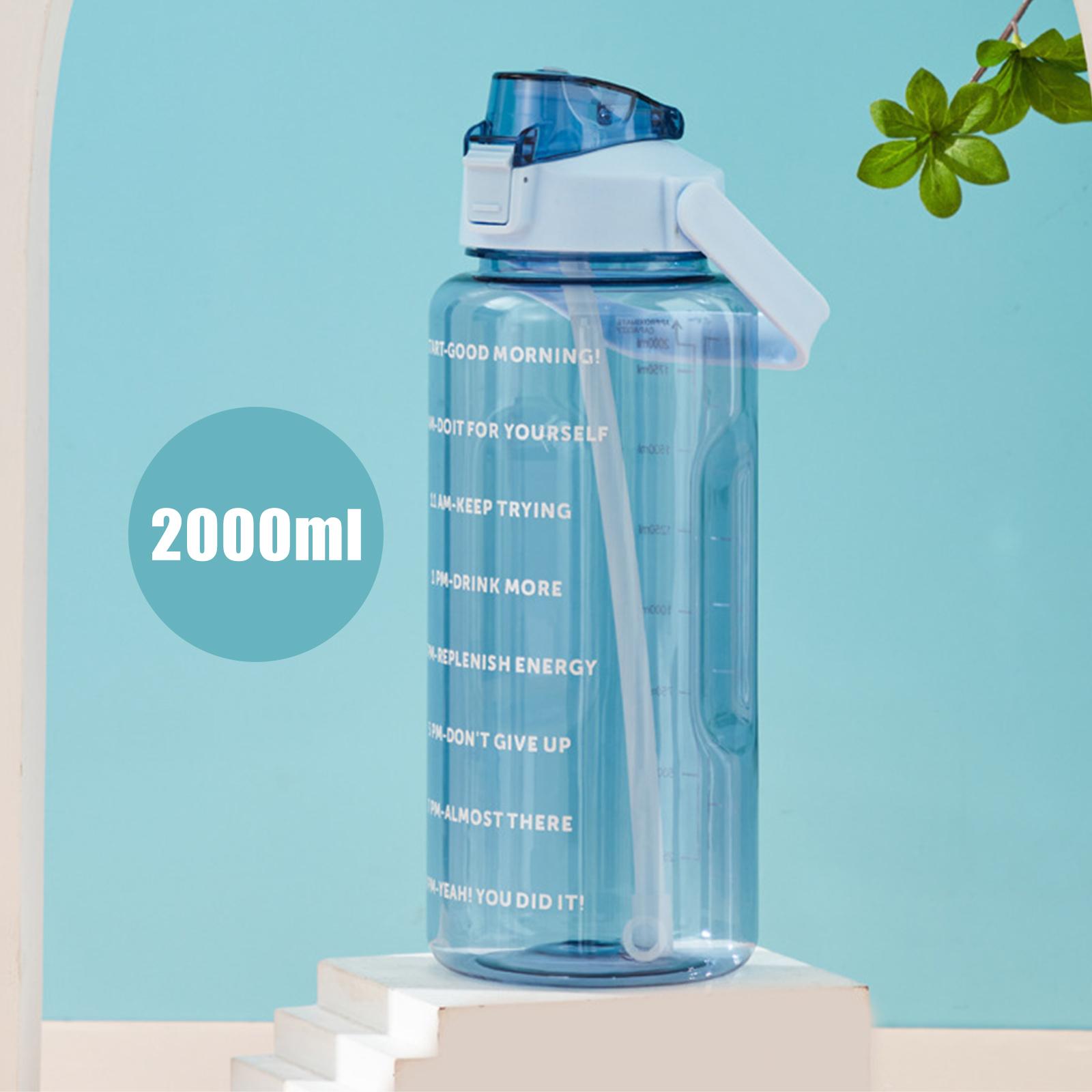 Bình Đựng Nước 2L Dễ Thương Có Vạch Báo Giờ Uống Nước