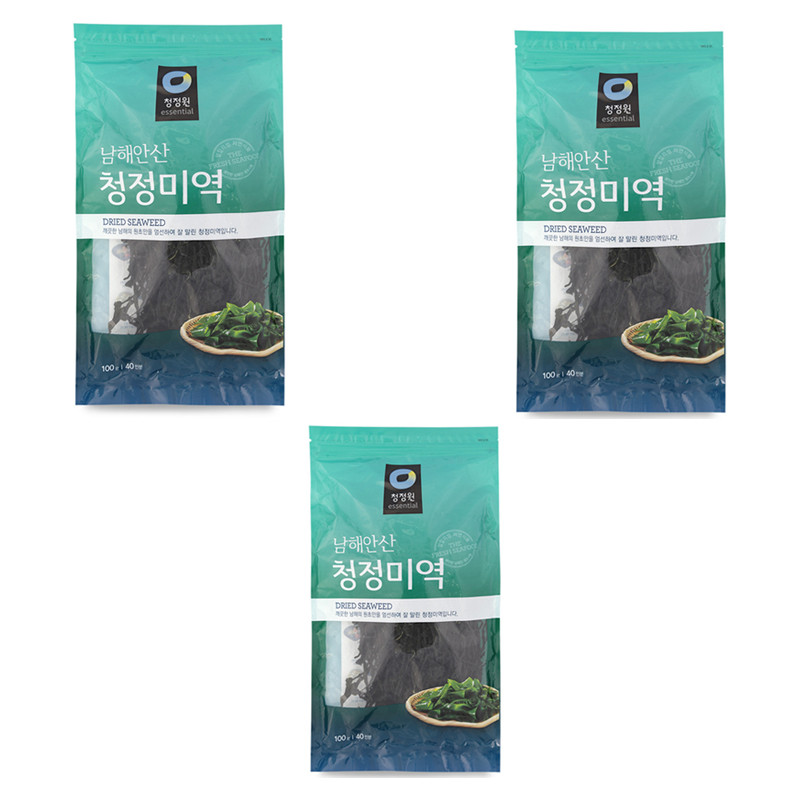 Combo 3 Gói Rong Biển Khô Daesang (100g/Gói) - Nhập Khẩu Hàn Quốc