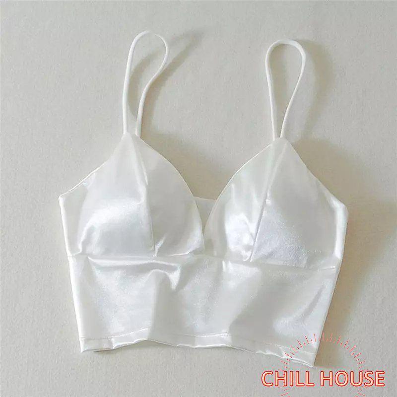 Áo bra satin phi bóng bản to Hàng đẹp - CHILLHOUSE