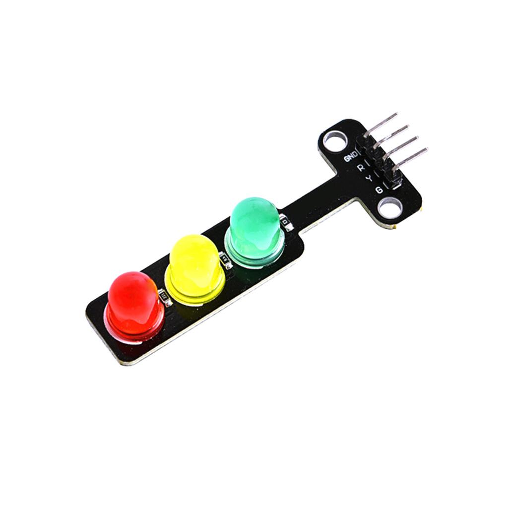 Mô-đun Hiển Thị LED 5V Mini Traffic Light 5mm Cho Arduino DIY Kit