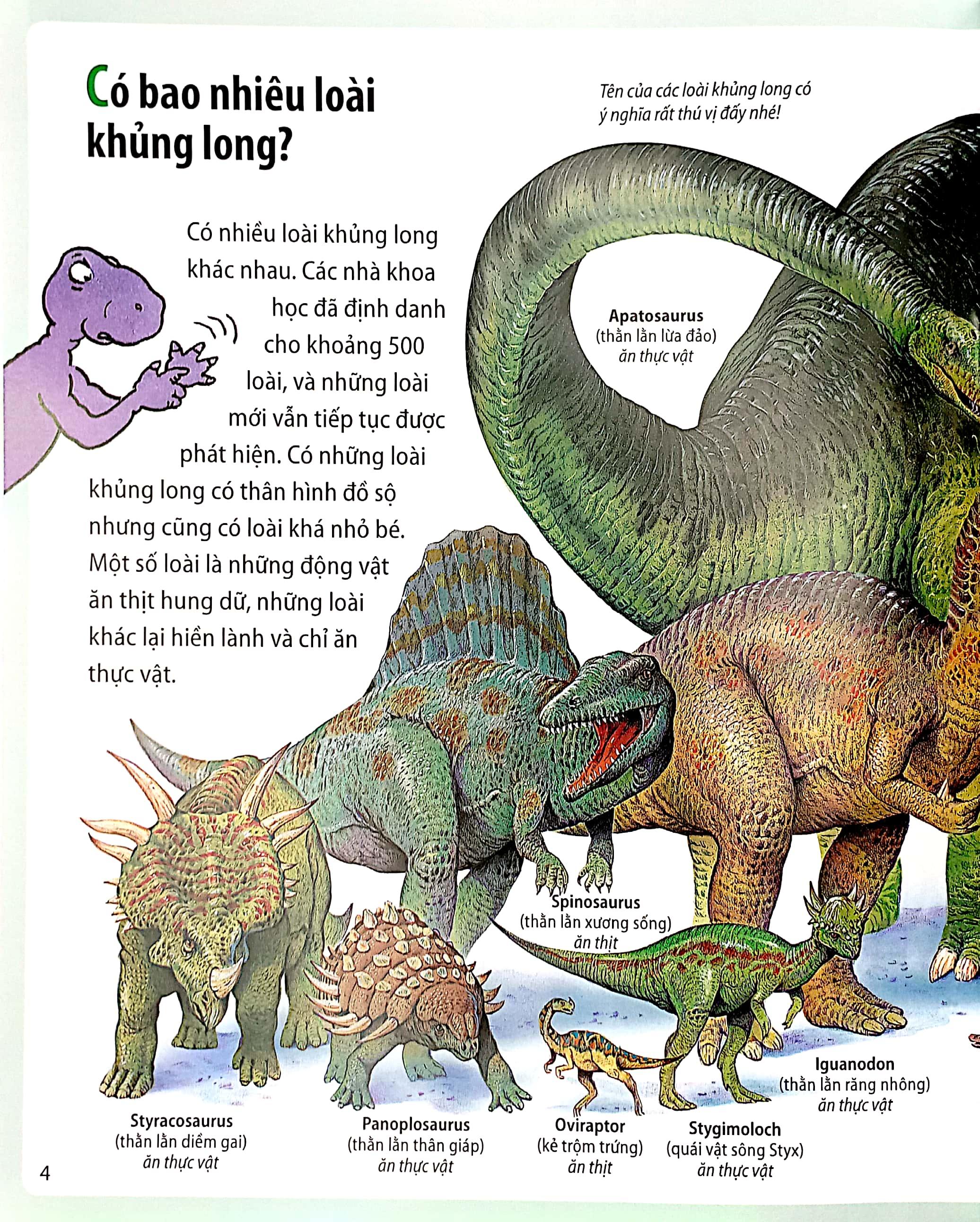 Em Muốn Biết Vì Sao - Khủng Long Tuyệt Chủng Và Những Câu Hỏi Khác Về Khủng Long (Tái Bản)