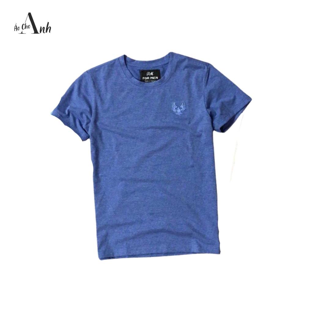 Áo thun cổ tròn ngắn tay chất COTTON siêu mát phong cách áo thun nam cao cấp hàng xuất rất tôn dáng - A071