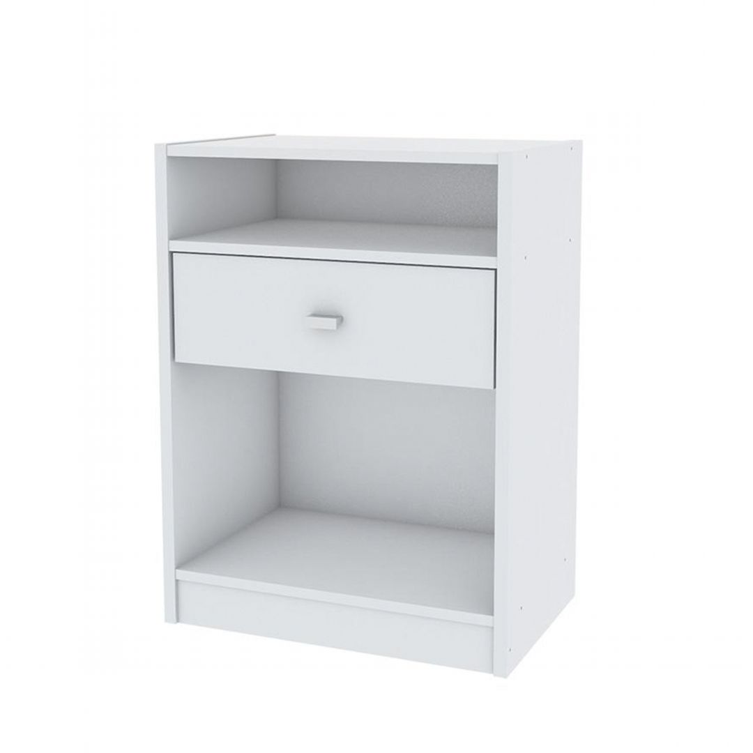 Kệ gỗ đầu giường hiện đại SMLIFE Nivaka | Gỗ MDF dày 17mm chống ẩm | D45xR35xC65cm