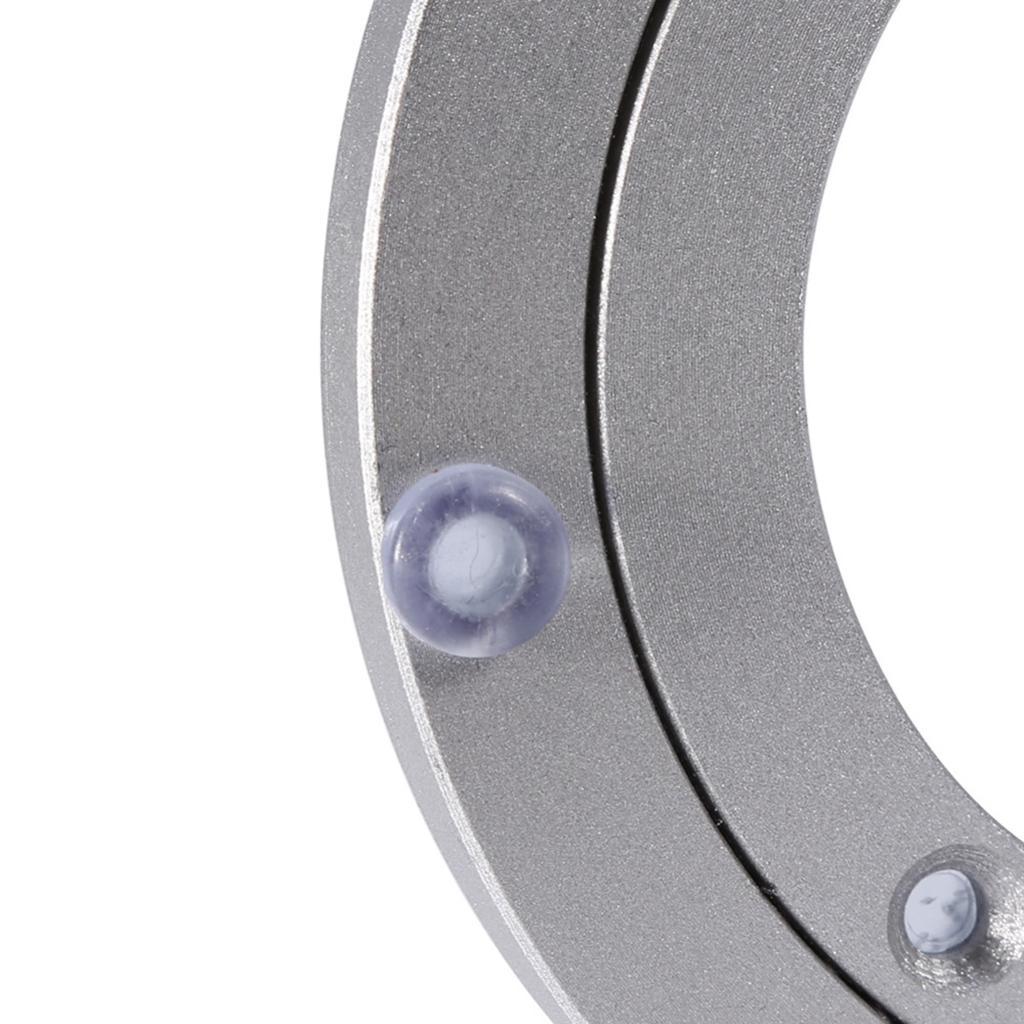 2pcs Round Turntable Bearing 5/16 Thick Heavy Duty Swivel Plate 4/10inch