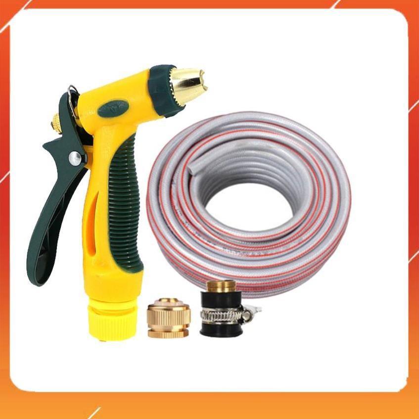 Bộ dây vòi xịt nước rửa xe, tưới cây tăng áp 3 lần,loại 3-5M 206317