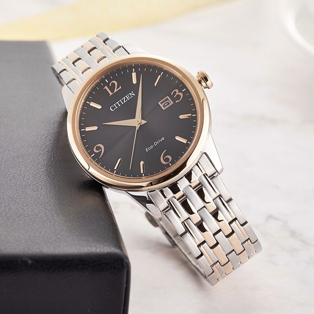Đồng Hồ Nam Citizen Dây Thép Không Gỉ BM7304-59E - Mặt Đen