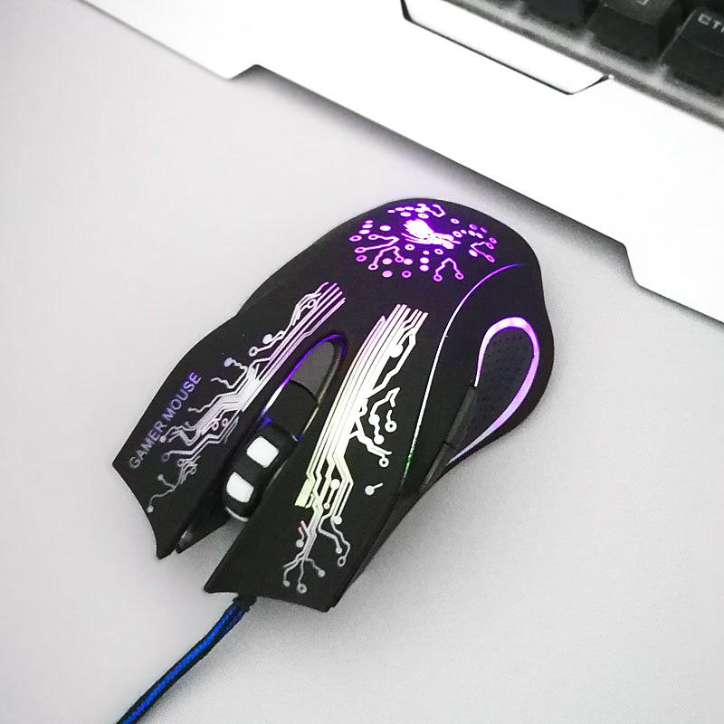 6D USB Chuột Chơi Game Có Dây 4000DPI 6 Nút Quang Chuyên Nghiệp Pro Game Thủ Chuột Chuột Máy Tính Dành Cho Máy Tính Laptop trò Chơi Chuột UM