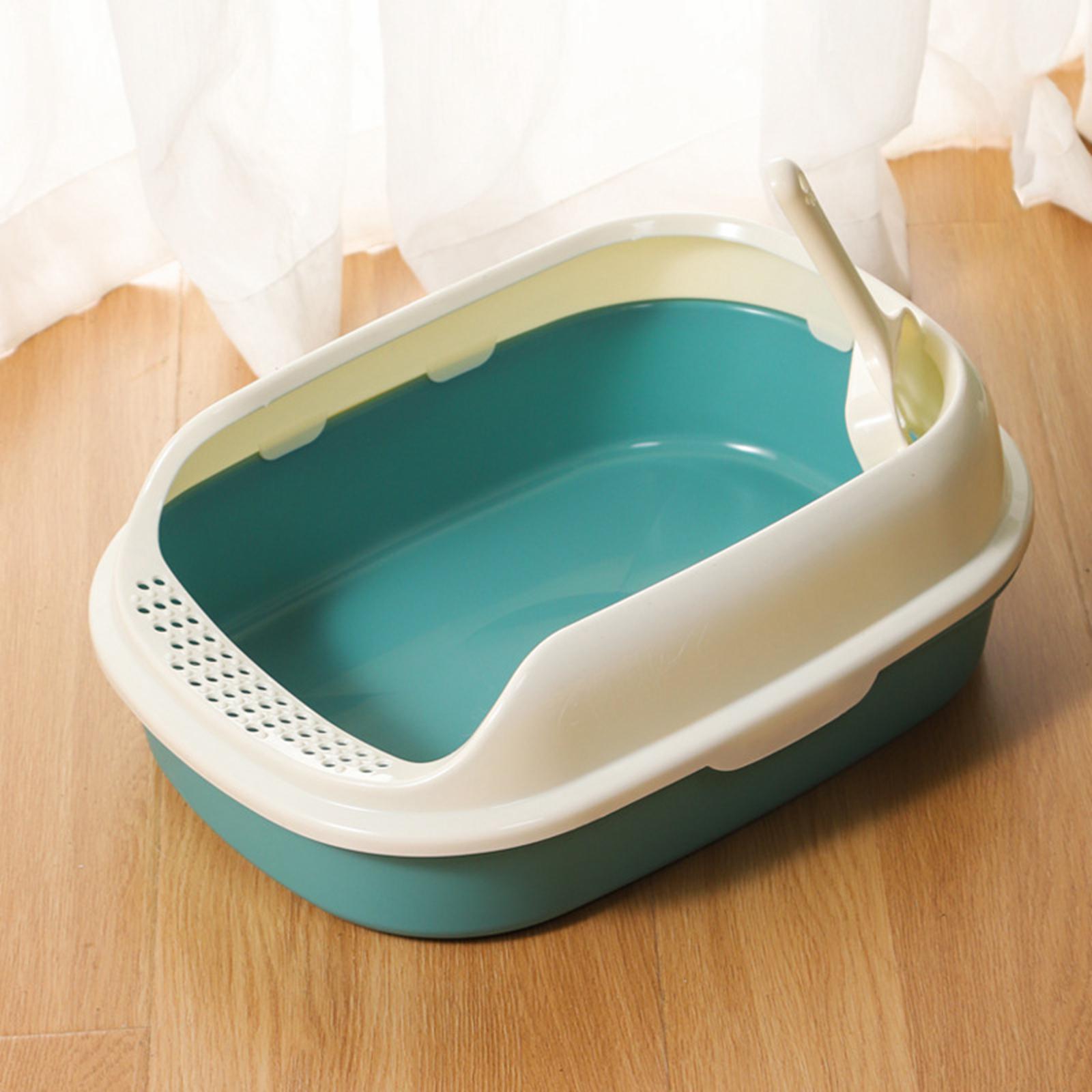 Cat Litter Box Kitten Toilet Pet Litter Tray Bedpan Cat Litter Container