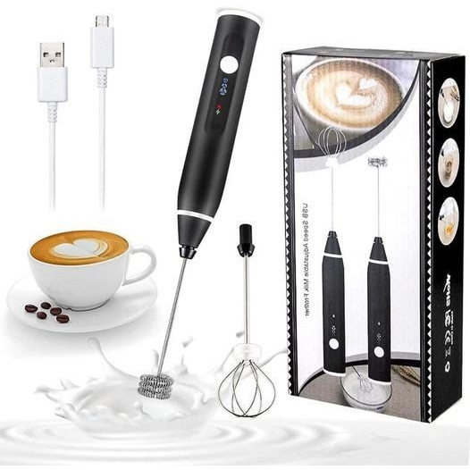 Máy đánh trứng, tạo bọt cà phê cầm tay cao cấp MFB1501G tích hợp 3 tốc độ - Công suất: 8W - Dung lượng pin: 800mAh