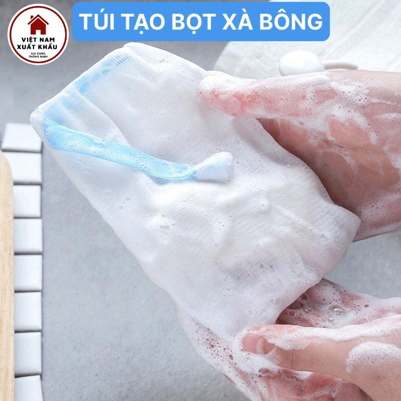 Túi Lưới Dày Dặn Tạo Bọt Xà Bông Chuyên Dụng