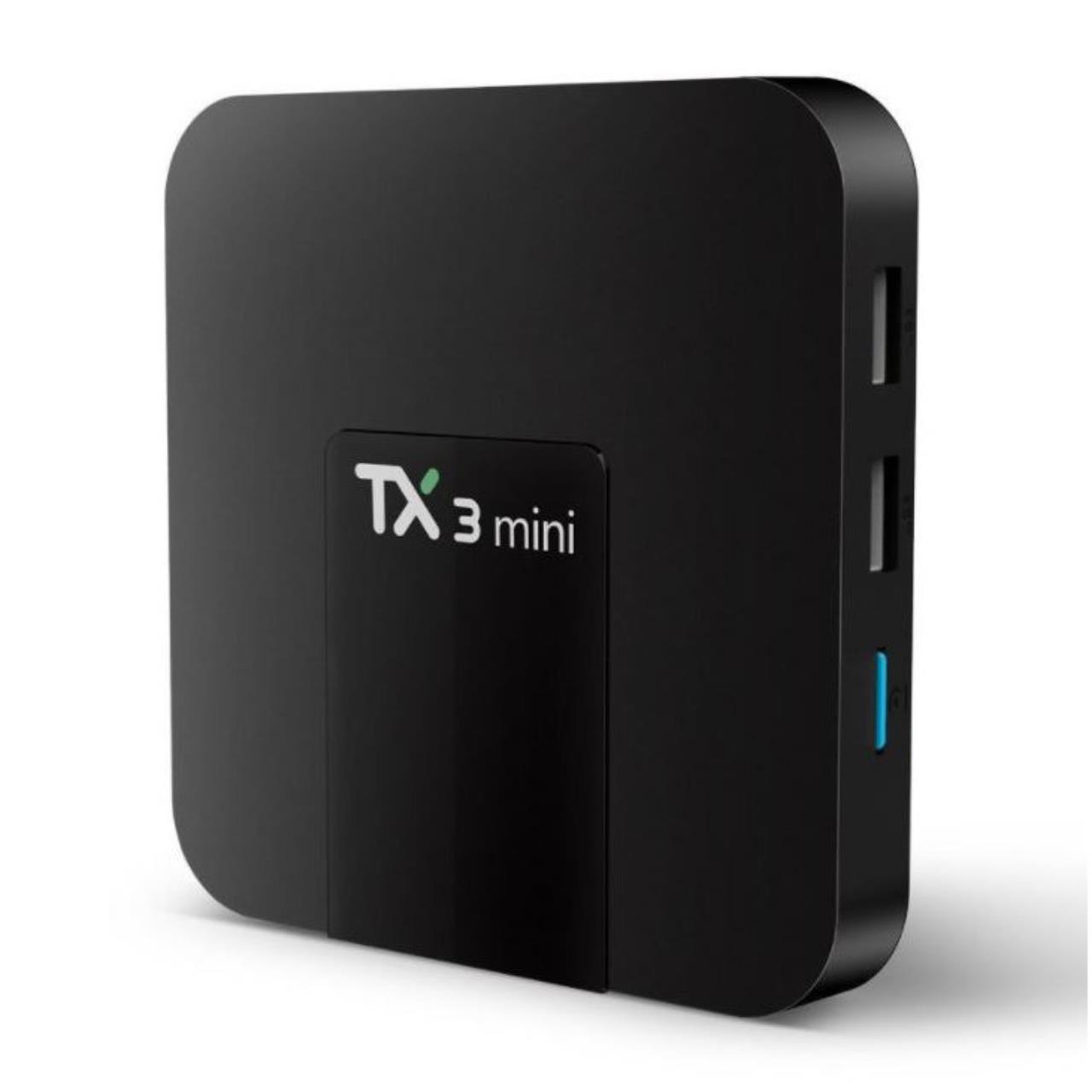 Tivi box TX3 mini android 11 ram 2GB - rom 16GB kết nối wifi, bluetooth Xem Phim, Truyền Hình, Game Online Thoả Thích - hàng chính hãng