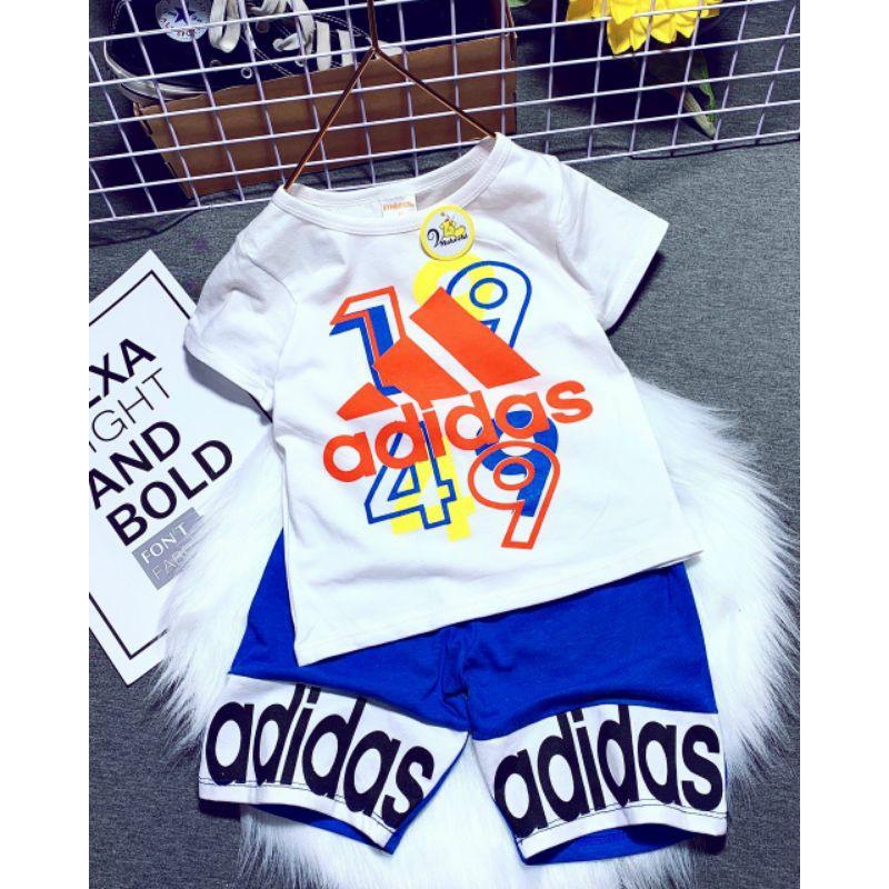 Bộ Cộc Tay Bé Trai Cotton 4 Chiều 12-25kg