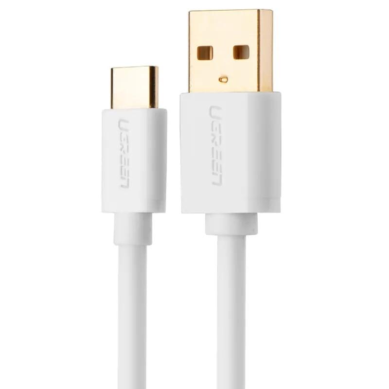 Ugreen UG50388US141TK 0.25M màu Trắng Cáp USB TypeC sang USB 2.0 Cáp dẹt - HÀNG CHÍNH HÃNG