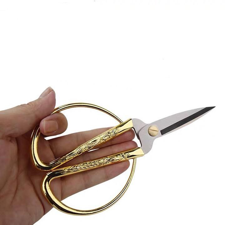 Kéo rồng cán vàng cắt đồ ăn siêu sắc-dùng nhà bếp