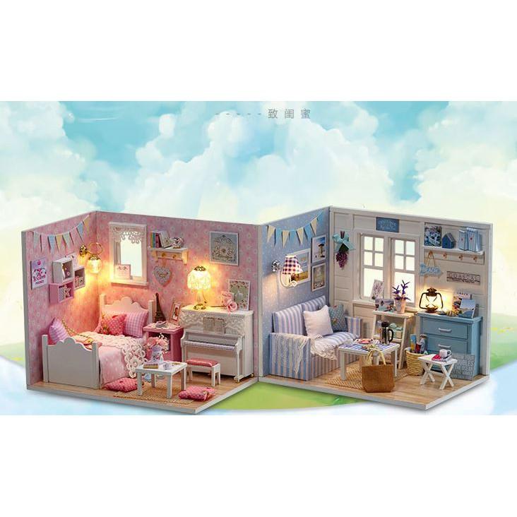 Lắp ráp mô hình nhà gỗ - Cute Room