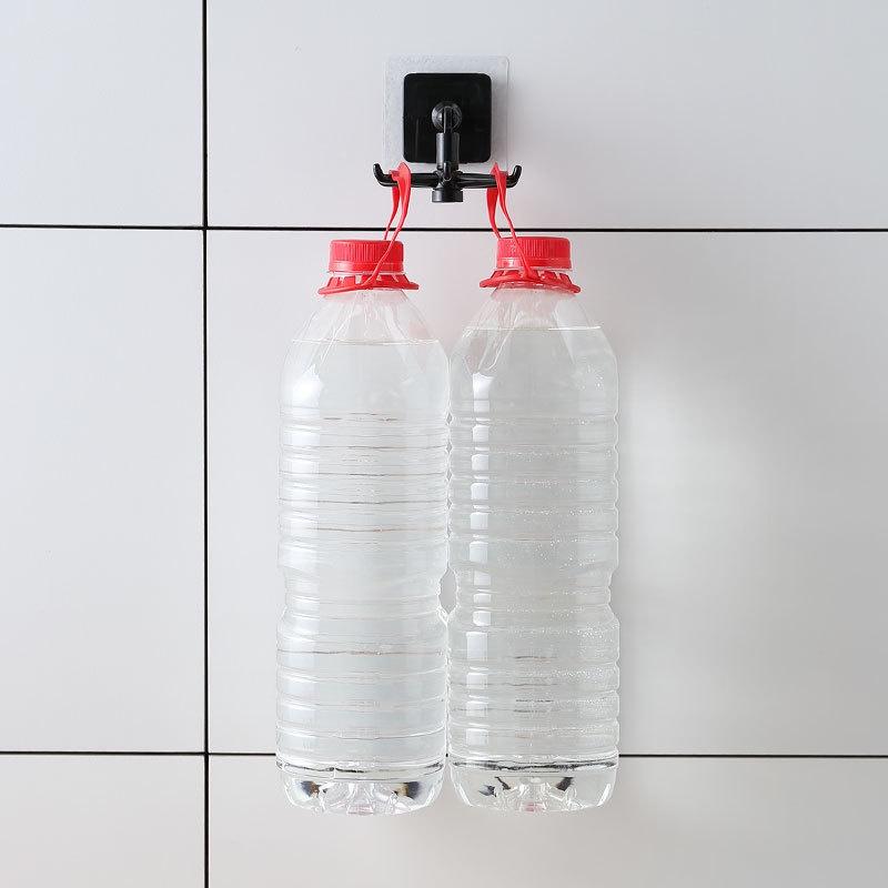 Móc Treo Dán Tường Có 6 Nhánh Xoay 360° Giá Treo Đồ Nhà Bếp Móc Chìa Khóa Decor Trang Trí Nhà Cửa