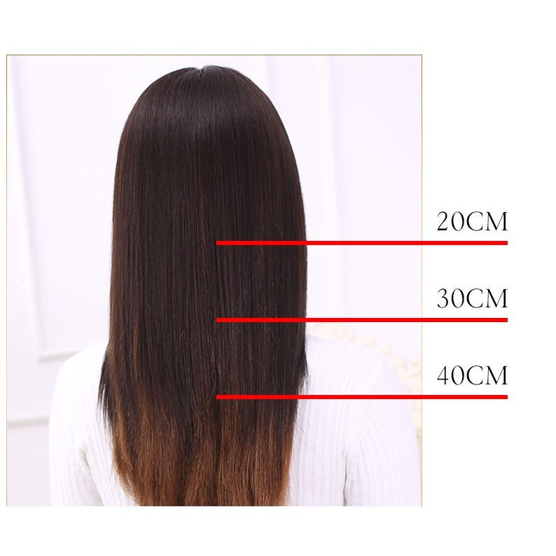 Tóc Kẹp Giả Thẳng Dài Bằng Tóc Thật 100%