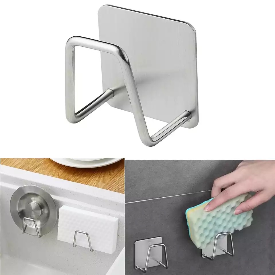 Móc Dán Tường Đa Năng, Giá Treo Tường Bằng Inox Đa Năng Treo Vung, Nồi, Miếng, Giẻ Rửa Bát, Xoong, Nồi, Tiện Ích. TakyHome 2010