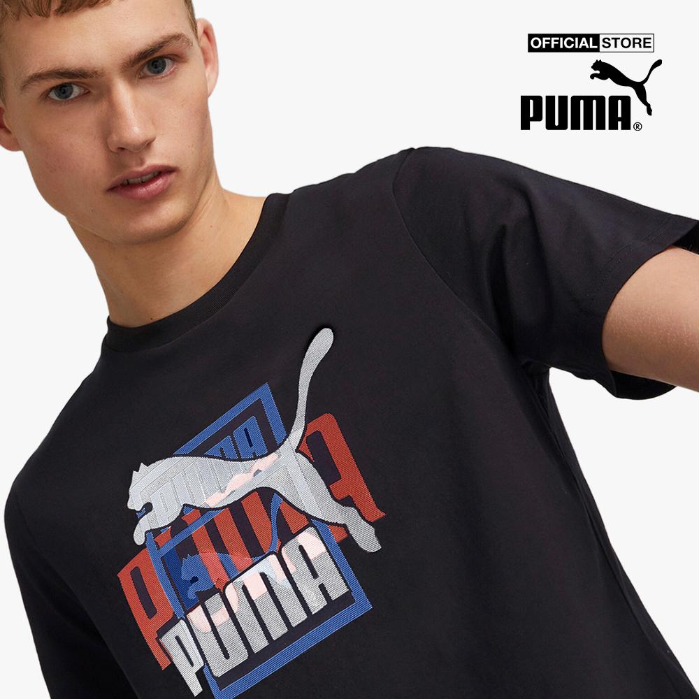 PUMA - Áo thun nam cổ tròn tay ngắn Classics GEN 538180